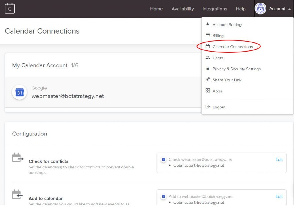Calendly Collegare Calendario